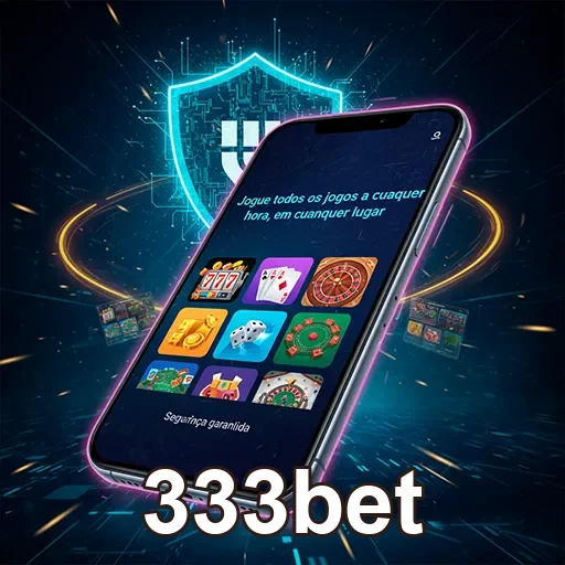 Imagem do aplicativo 333bet, plataforma de apostas, com destaque para o site 333bet