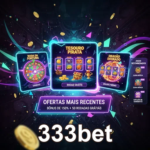 Imagem da página inicial do 333bet mostrando apostas esportivas e o logo do site 333bet